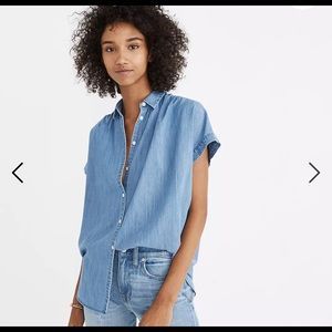 Madewell Central Shirt in Roberta Indigo